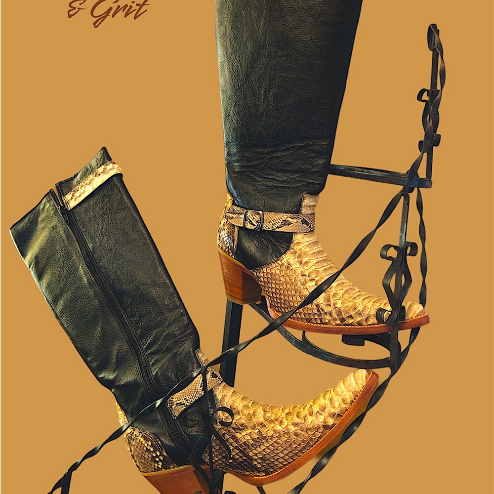Custom Boots -Python Leather Western Styled! - Picture 9 of 9